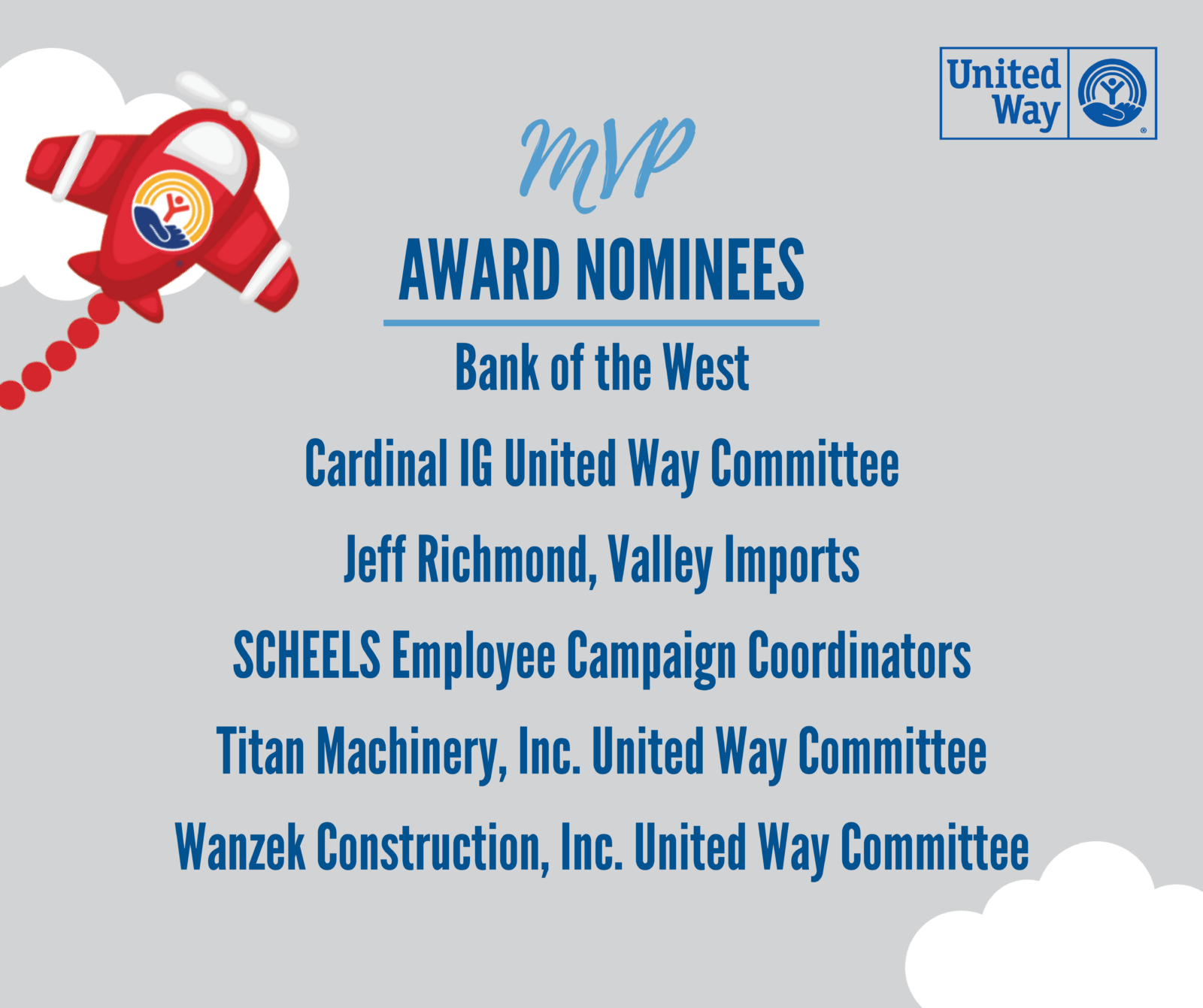 2023 Community Celebration Nominee Graphic MVP