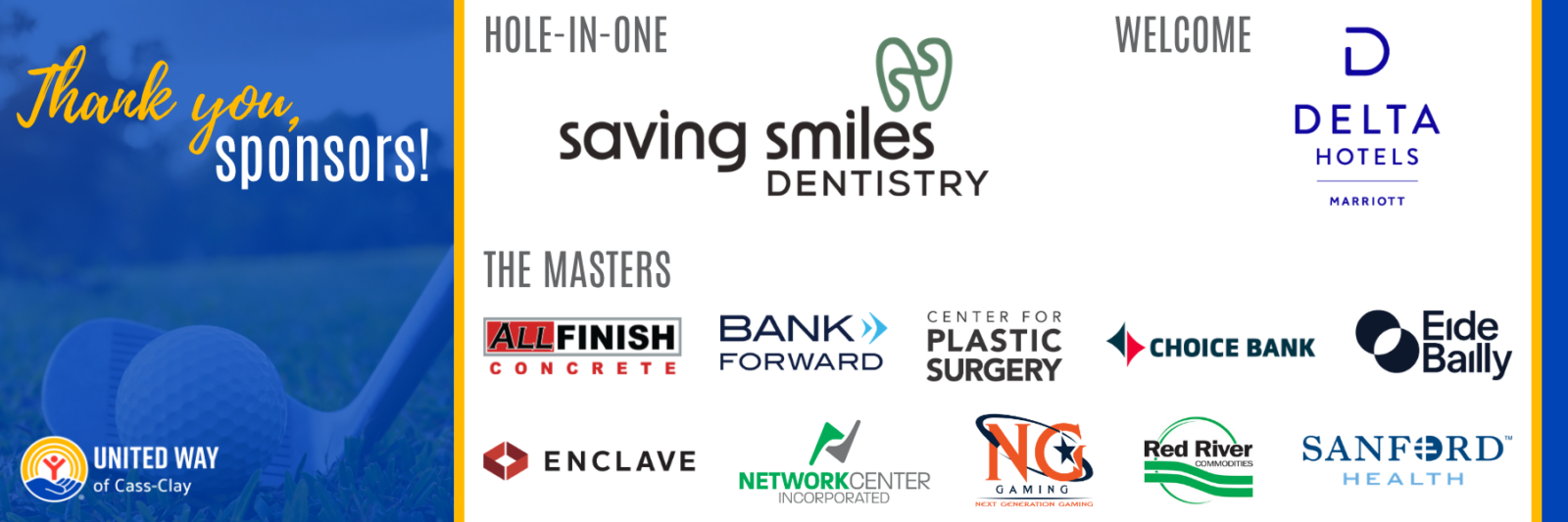 Golf Scramble Sponsor Footer